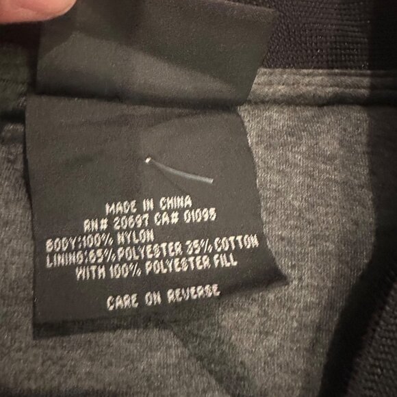 DICKIES MENS LARGE QUILTED BLACK JACKET COAT NWOT - Picture 6 of 9